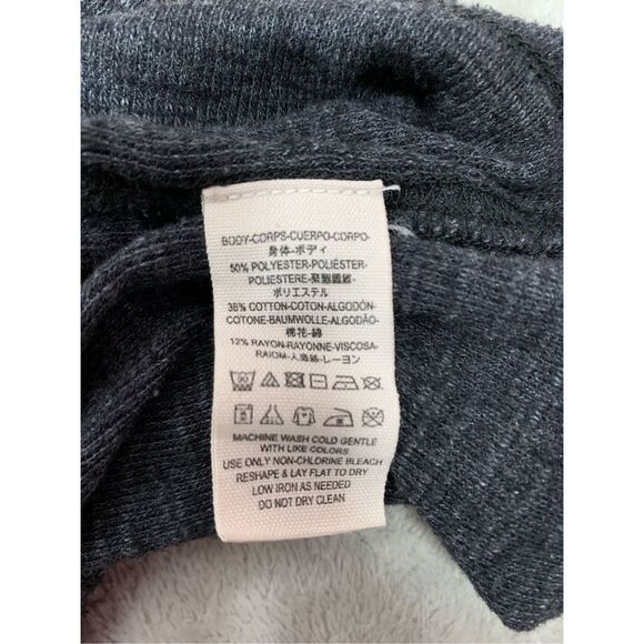 We The Free Women's Gray Stone Cold Split Back Turtleneck Top Size Small FP - Picture 8 of 9